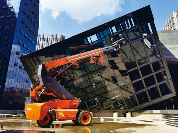 Projekt zur Installation eines Glasvorhangs